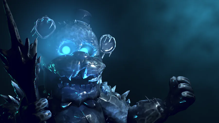 3D file FNAF / FIVE NIGHTS AT FREDDY'S Freddy Frost Bear Black Ice