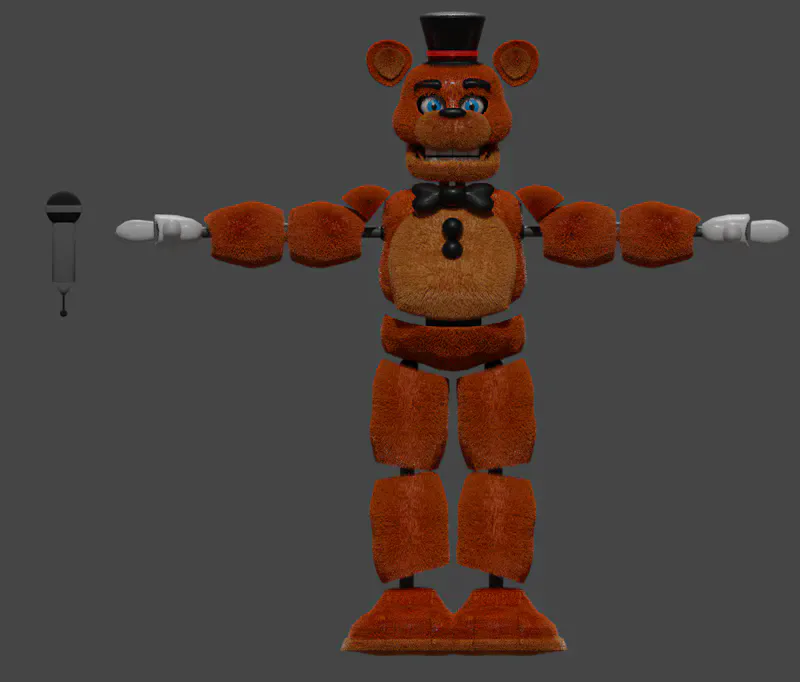 Stylized Withered Freddy model by me