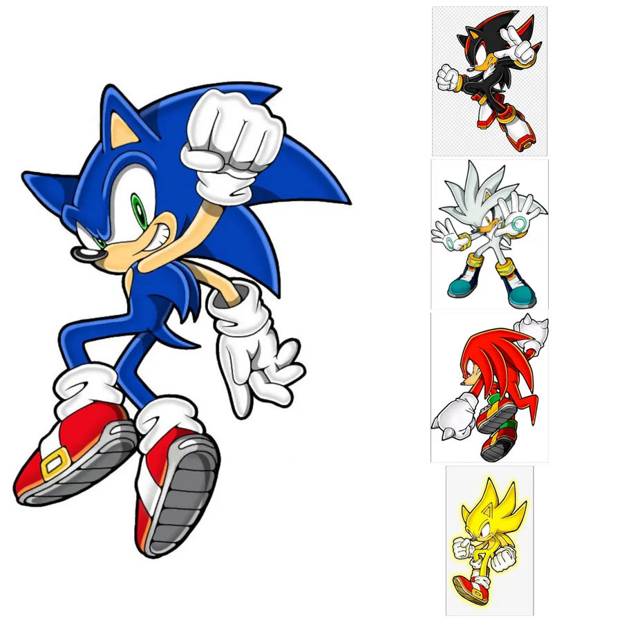 360° Sonic vs Starved vs Furnace Friday Night Funkin' Animation 