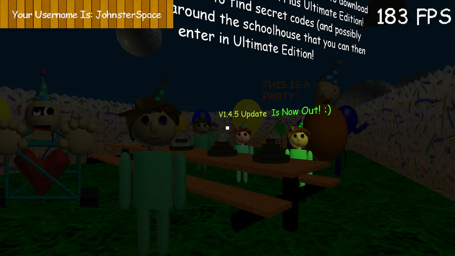 Baldi's Fun New School Remastered V1.0 : JohnsterSpaceProgram