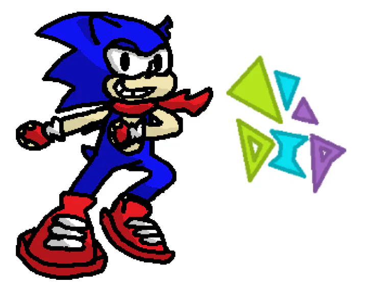 NajoiiDoddle on Game Jolt: Comparison between Sonic and Fake