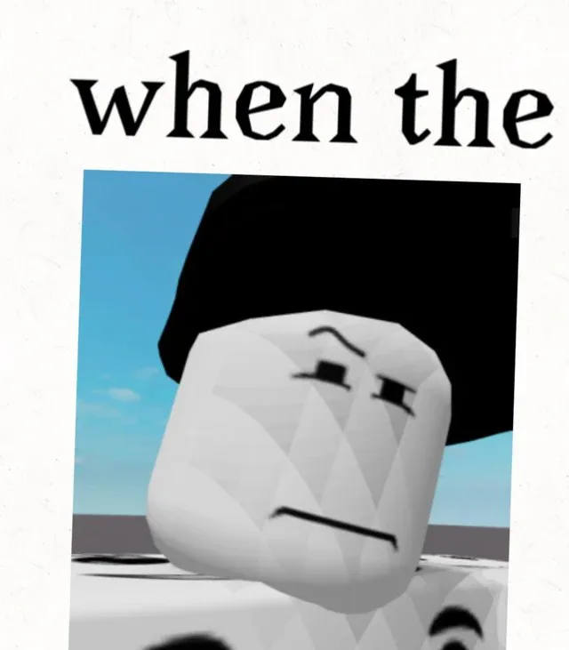 the rock meme - Roblox