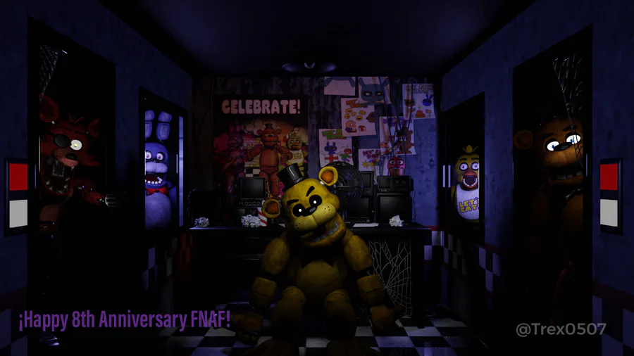 I didn't have time to do a lot for the FNaF 2 anniversary, but I