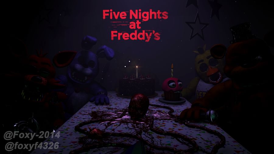 Here is a render i did for Fnaf Help Wanted's birthday! Hope you