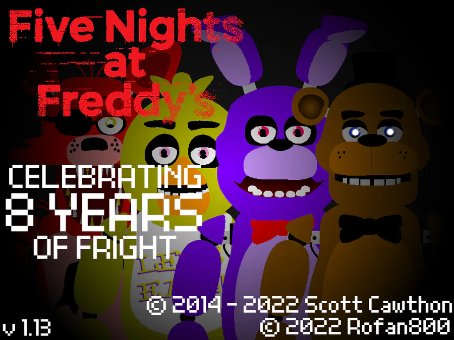 Game Jolt on X: Happy 8th birthday, Five Nights at Freddy's