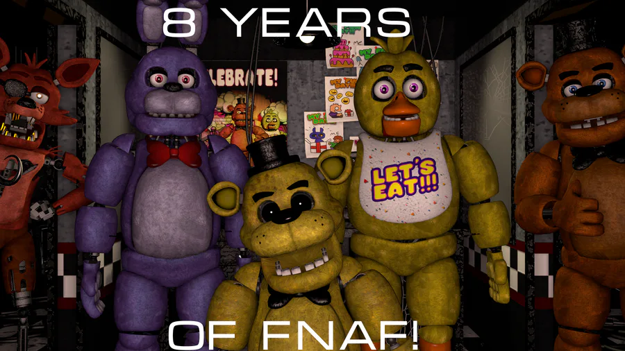 happy anniversary fnaf!! to celebrate, here's a look at stylized