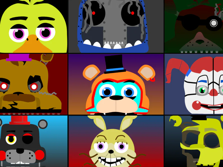 happy anniversary fnaf!! to celebrate, here's a look at stylized