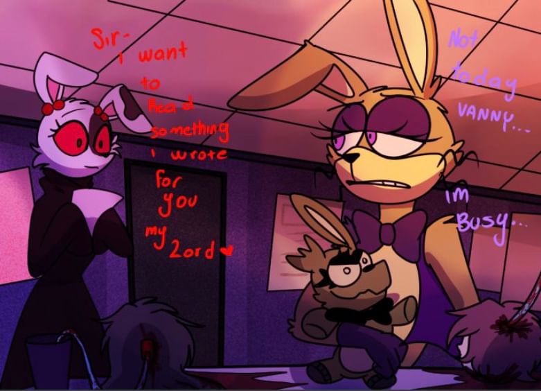 Fnaf au. Mobox87 Vanny x GLITCHTRAP. ФНАФ Уильям Афтон и GLITCHTRAP. ФНАФ GLITCHTRAP X Vanny. FNAF GLITCHTRAP and Vanny.