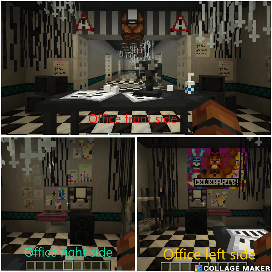 Fnaf 1 map redesign Minecraft Map