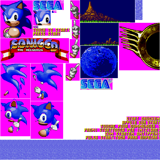 SONICfanandfnffan on Game Jolt: Sonic CD sprites i found