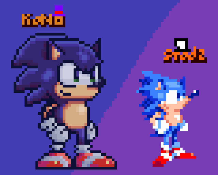 Kanomi13 on Game Jolt: Sonic sprite