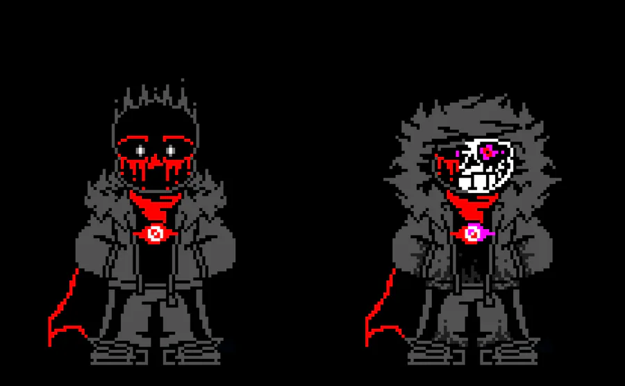 Horror 0 dust sans snas for original pixel art