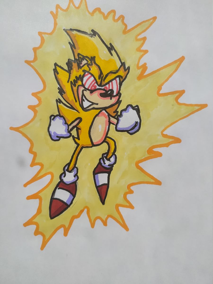 Fleetway Super Sonic - Fleetway - Sticker