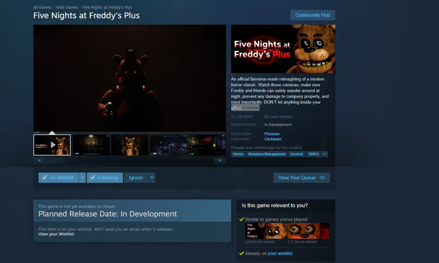 Five Nights at Freddy's - Steam Community