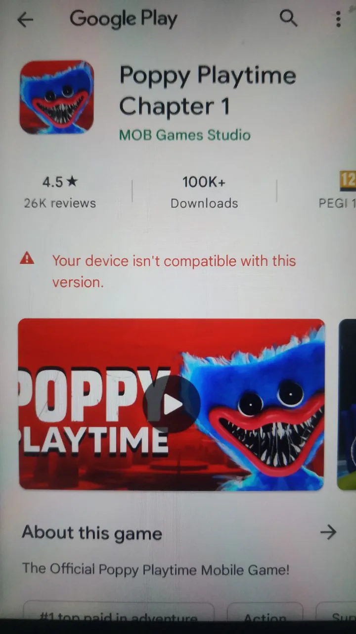 About: Poppy Playtime Game Chapter 2 (Google Play version