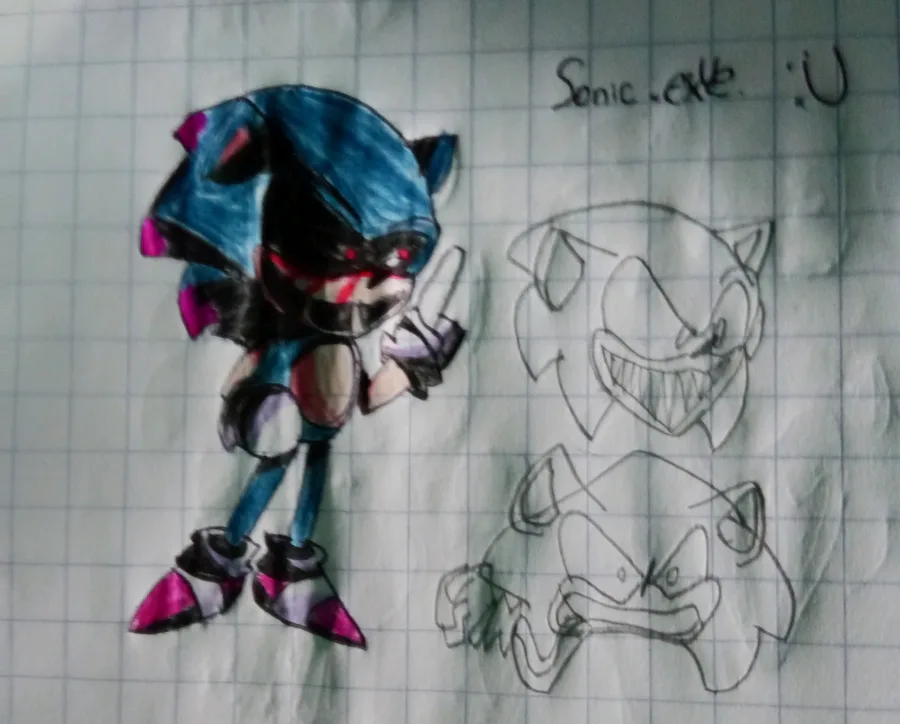 aradido drawings on Game Jolt: Sunky vs sanic