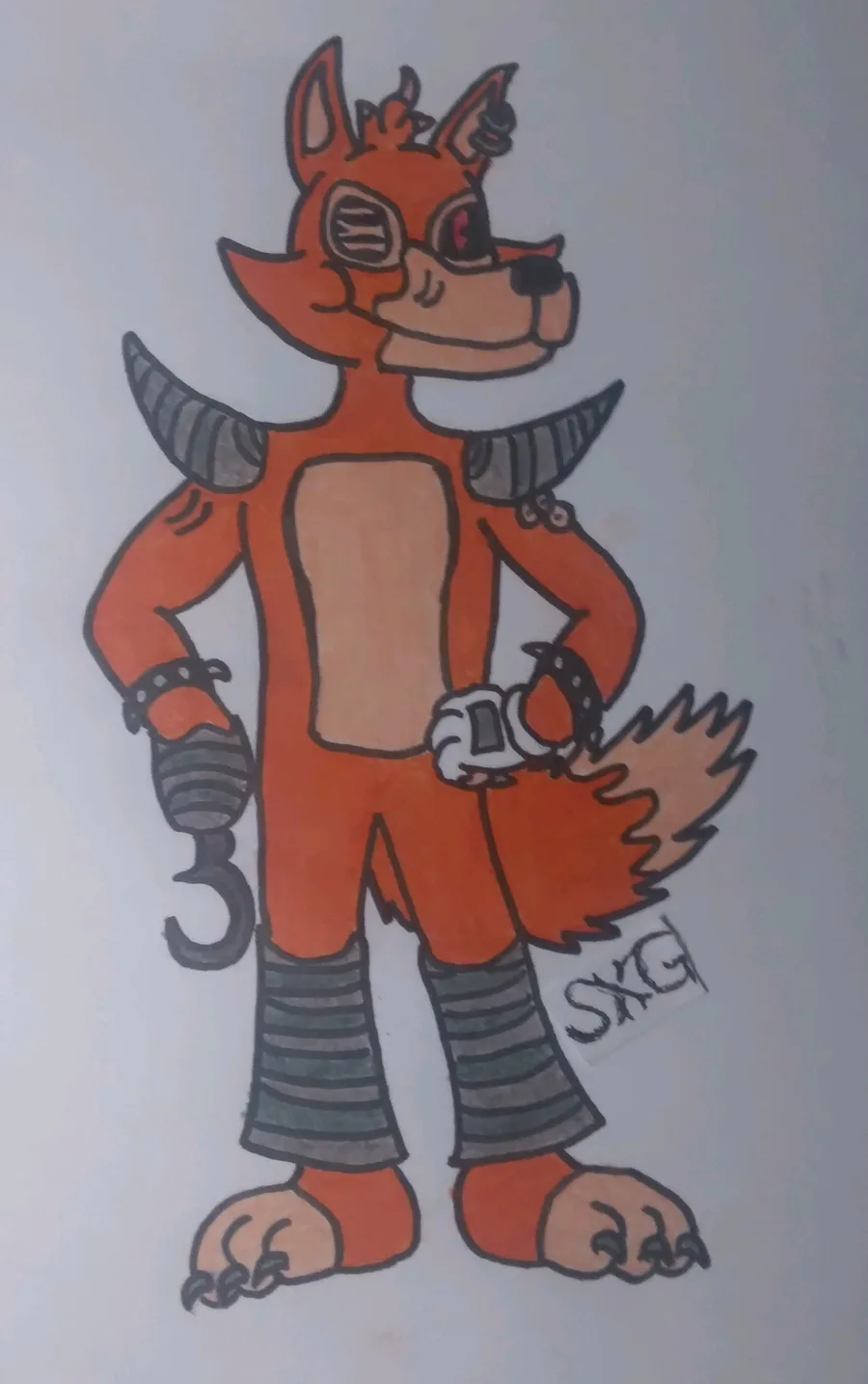 Texaram on Game Jolt: Want a Foxy drawing? Querem um desenho do Foxy?