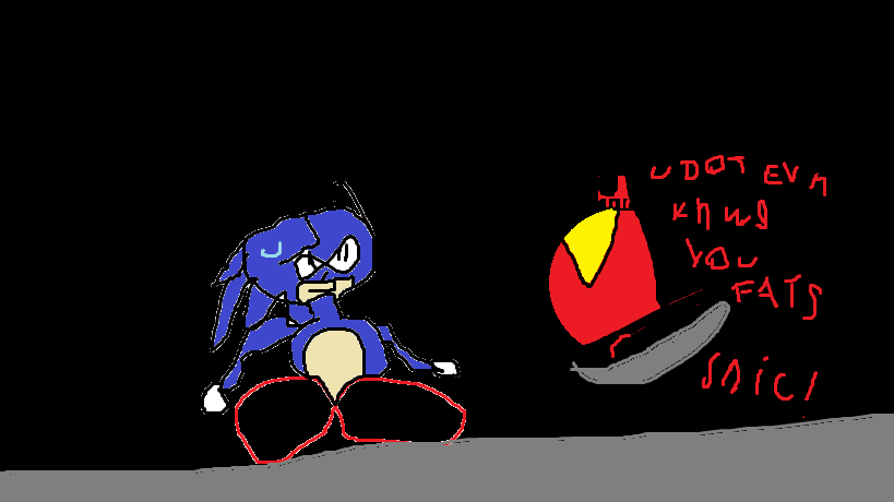 ordinarypainter on Game Jolt: A small sketch of Sonic.exe chasing Tails # tails #sonic #sonicexe #