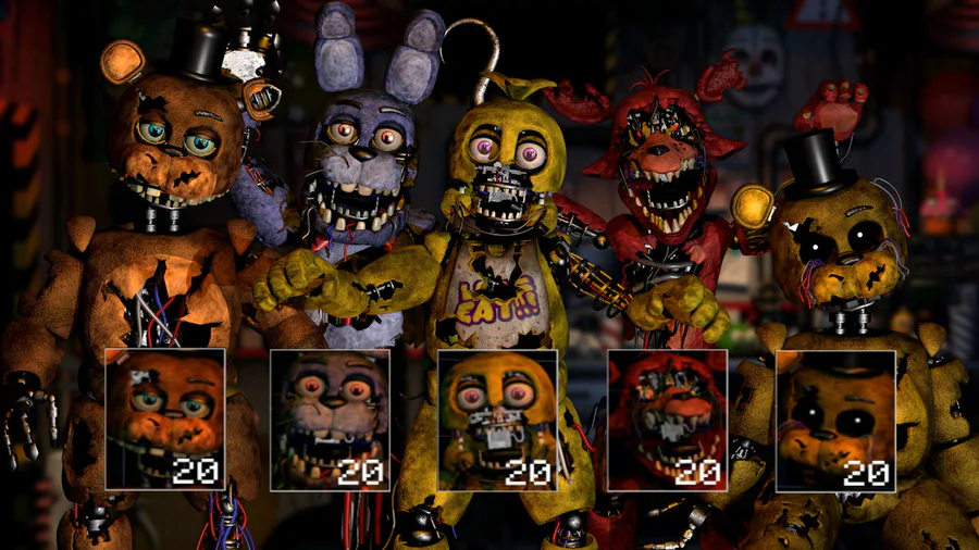 FNaF World in Ultimate Custom Night (Mod) by ZBonnieXD - Game Jolt