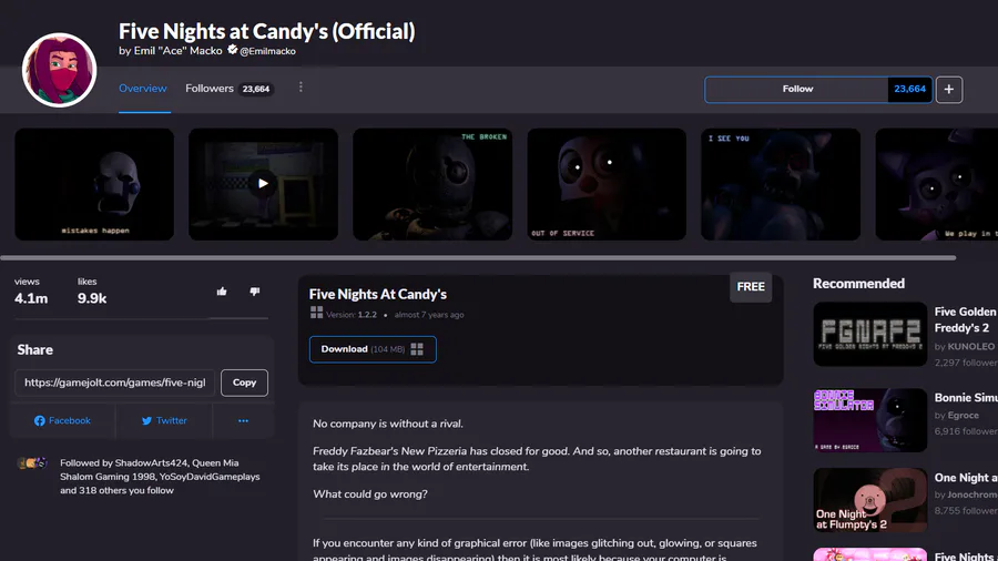 Five Nights at Candy's - Twitch