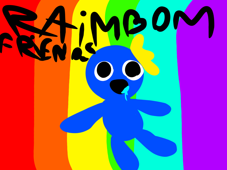 Drew some art of the recent roblox game rainbow friends! : r/roblox