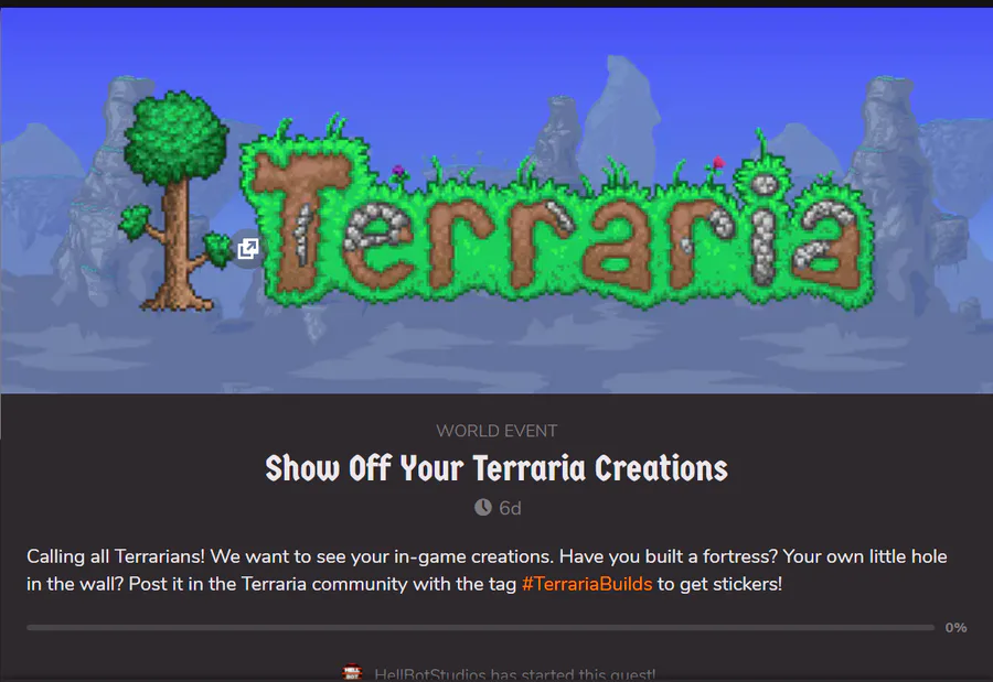 New posts in creations - Terraria Community on Game Jolt
