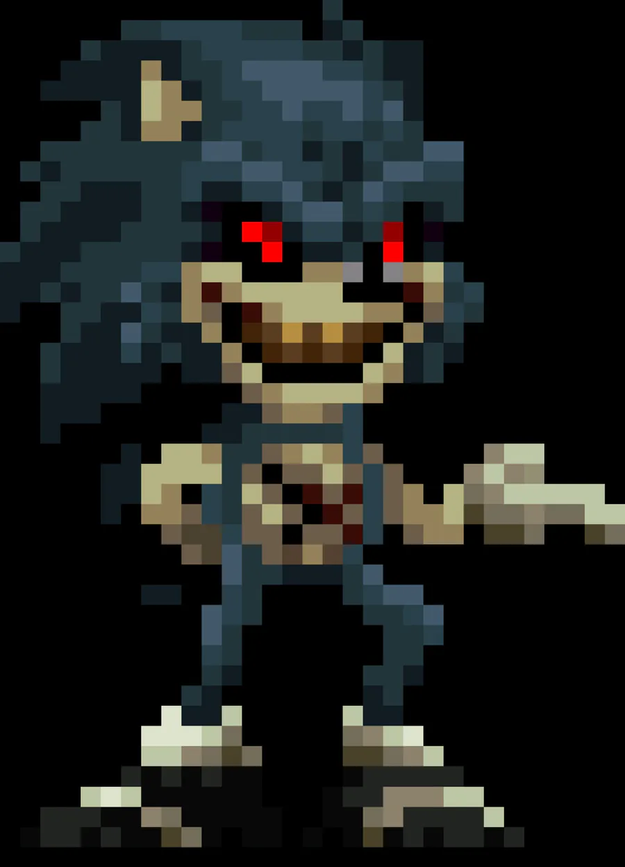 フィン・ザ・フェネック on Game Jolt: I made a Lord X sprite. The Head was made by Lord  X's creator, JoeD