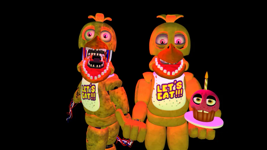 JuoNoVom on Game Jolt: Withered Chica (my version)