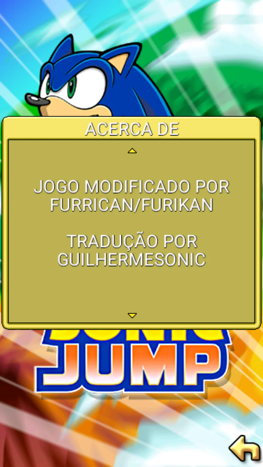 GuilhermeSonic on Game Jolt: Mods Sonic 1 And Sonic 2 in Android