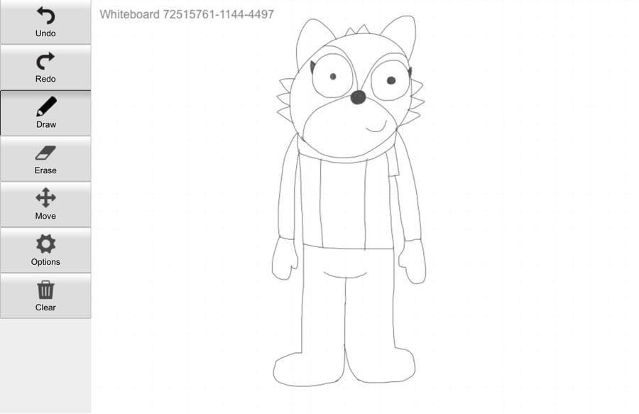 Willow Wolf Piggy Roblox coloring page