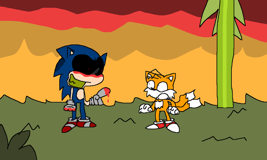 tails doll & sonic.exe - FlipAnim