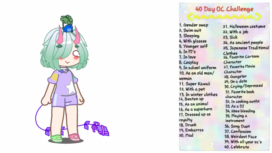 40 Day OC Challenge! Part 5