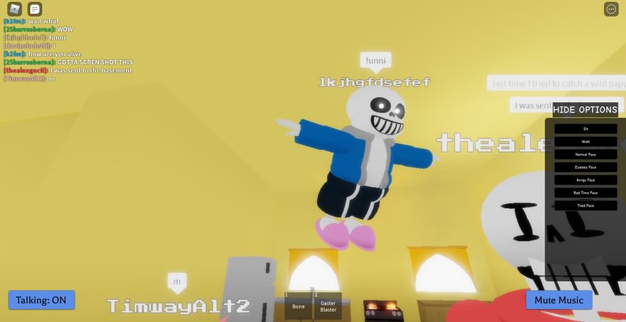 Pics from Roblox The Underground RP & DELTARUNE RP