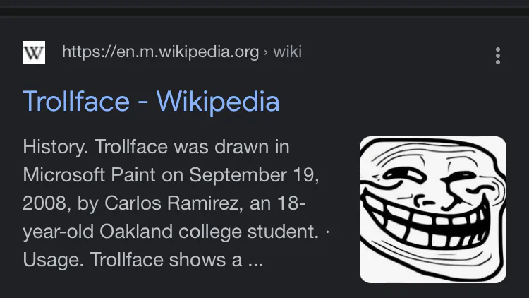 Trollface — Википедия