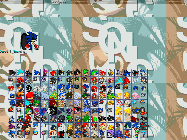 can u make a sonic game with mugen characters
