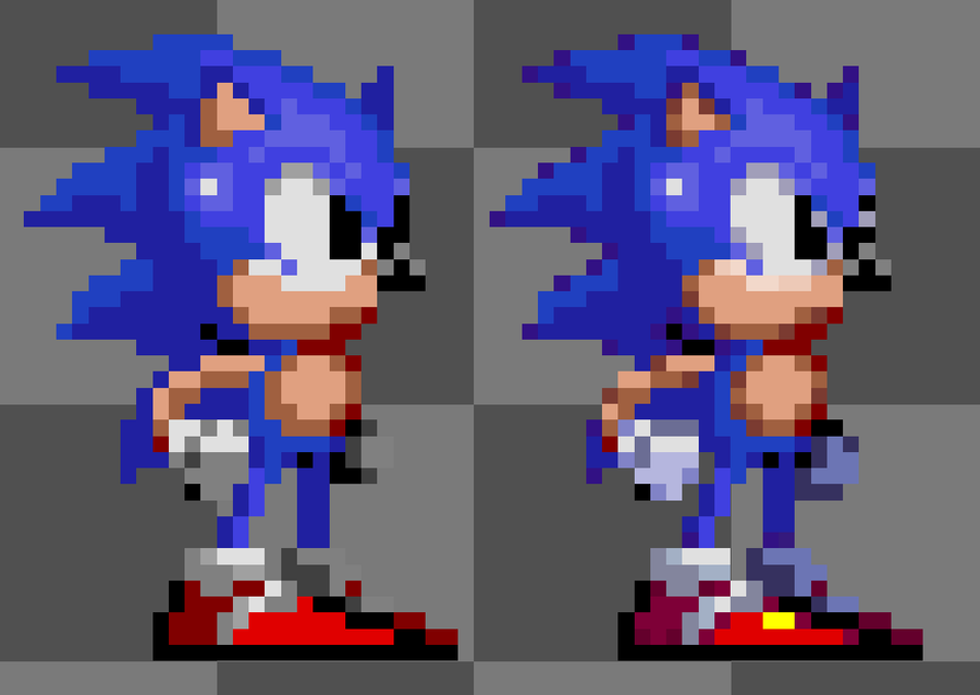 Kanomi13 on Game Jolt: Sonic sprite