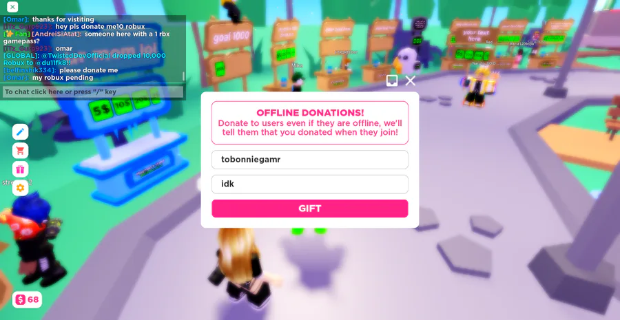 donate please - Roblox