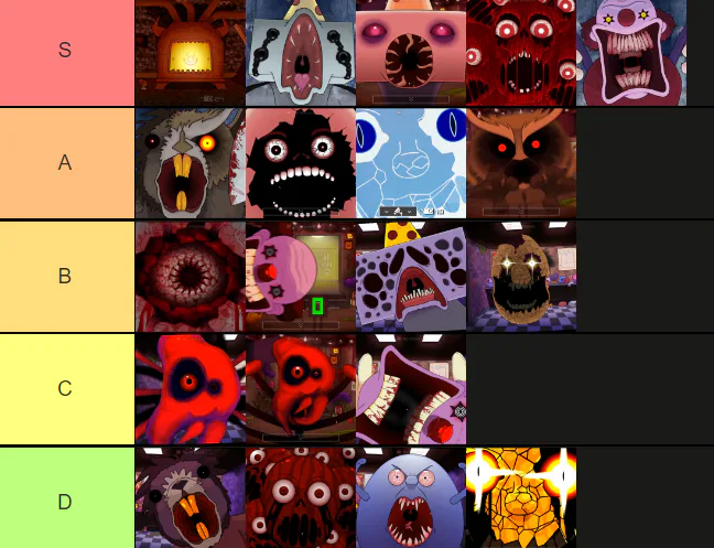 Create a One Night at Flumpty's (1,2,3 OWaF) characters Tier List