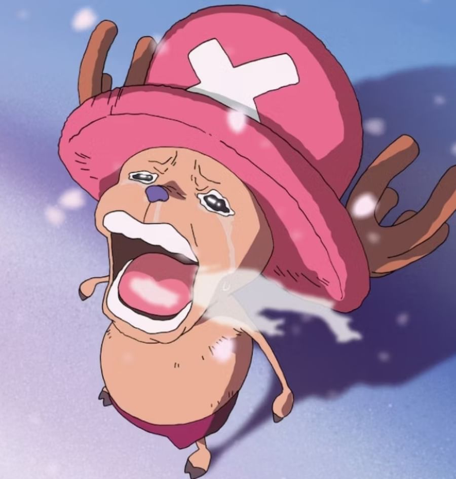 Chopper crying drawing