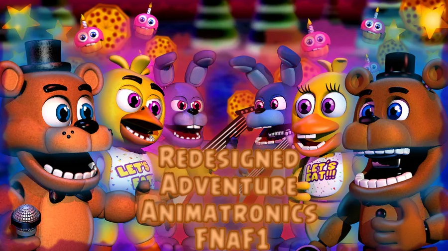 Ultimate Custom Night - Glamrock Animatronics FNaF: Sister Location (Mod)  by NIXORY - Game Jolt