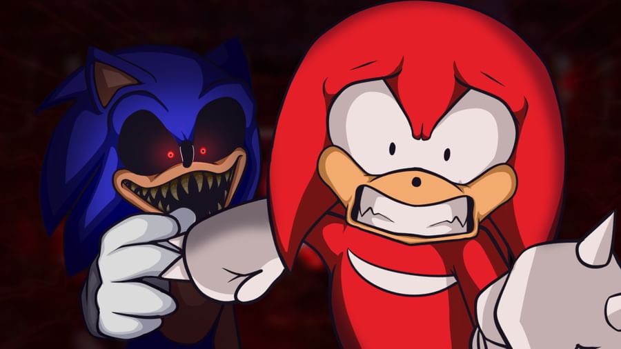 SONIC.EXE ONE LAST ROUND - (NEW ENDINGS AND SECRET STAGE) KNUCKLES