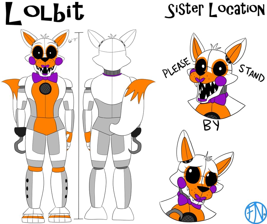 TravisLarrabee on Game Jolt: FNAF lolbit and mangol