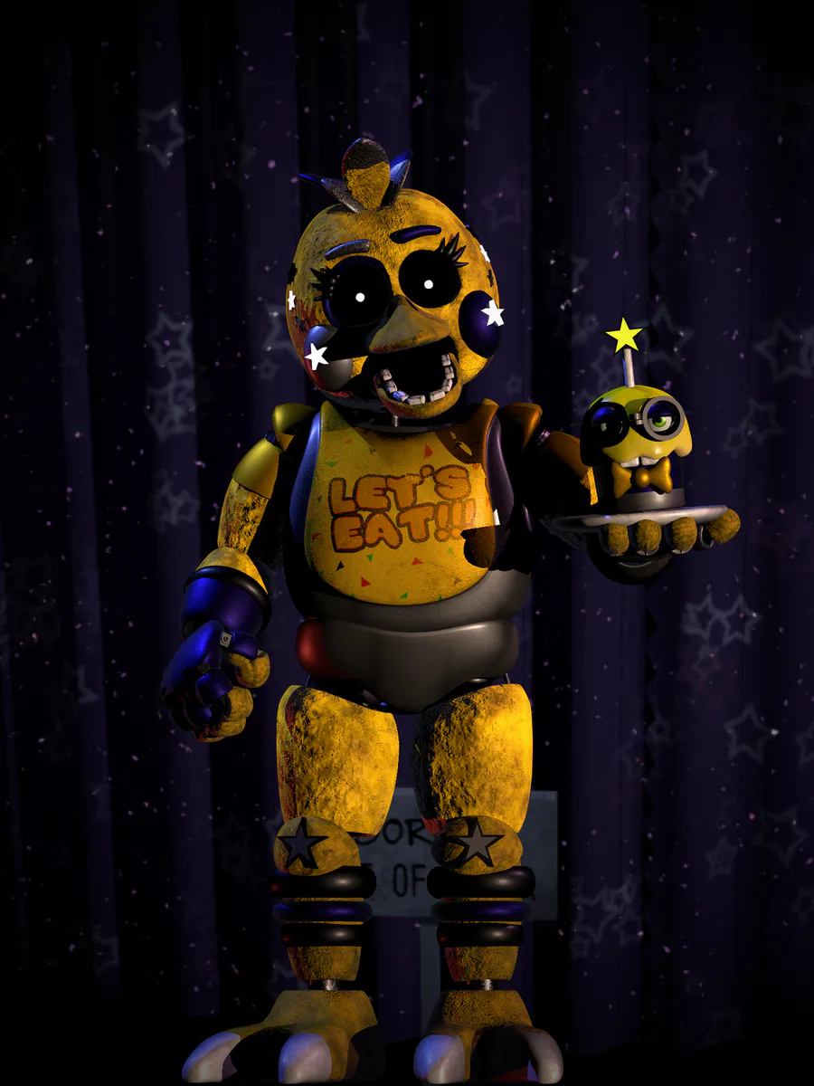 Bonne FNAF on Game Jolt: Chica fnaf 1