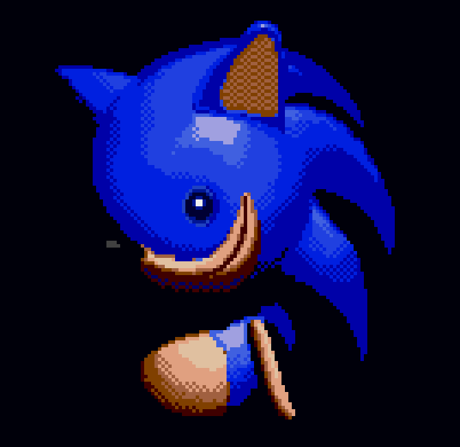 Pixilart - faker sonic new by blue-blue