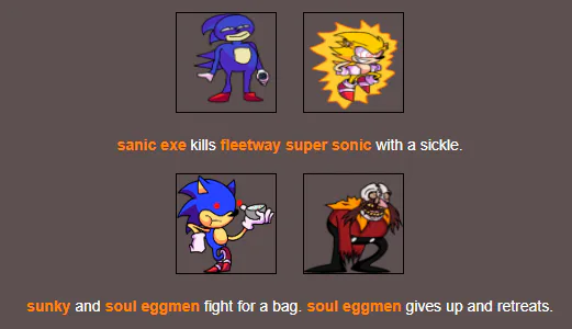 ATG on X: Lord X Majin Sonic Fleetaway super Sonic Sanic.exe