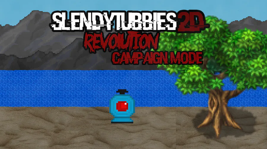 Slendytubbies 2D Revolution - Collect Mode  Mountains (Day, Night,  Classic) 
