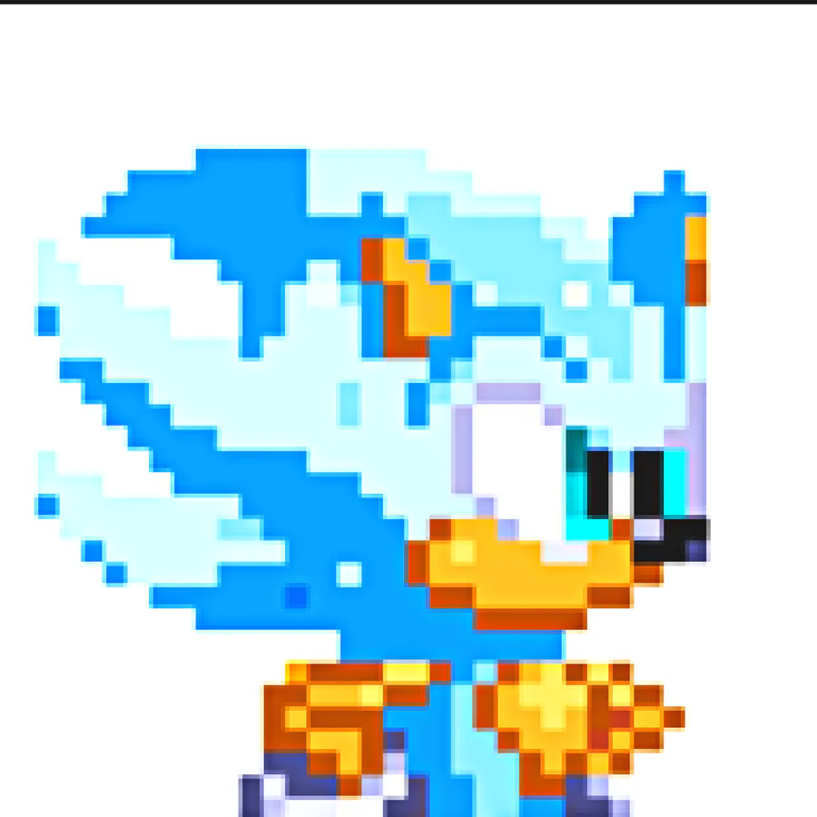 Pixilart - Hyper Sonic  Pixel drawing, Sonic, Hyper