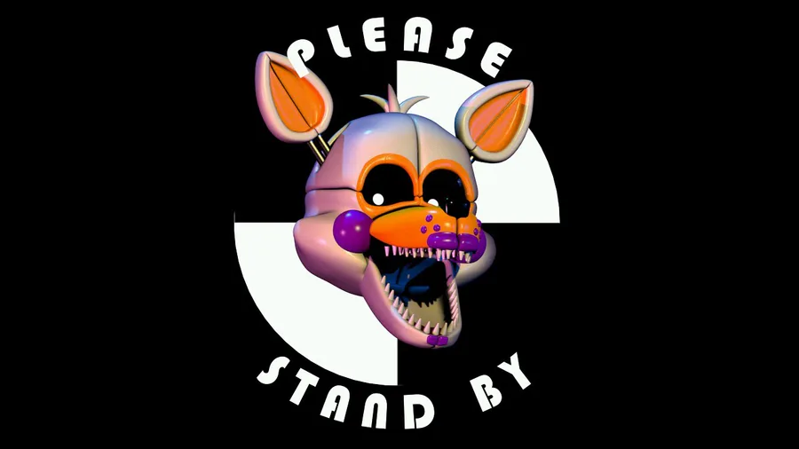 LOLBIT - Please Stand By - Five Nights At Freddys - Sticker