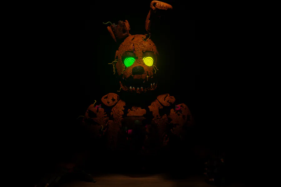 I'd made a more terrifying design of withered Bonnie : r/fivenightsatfreddys
