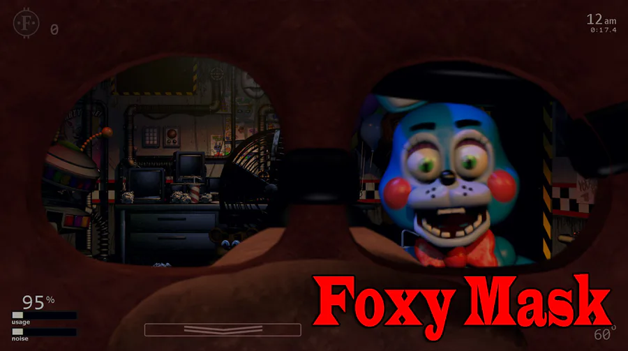 Withered Golden Foxy in FNaF 2! +Jumpscare (Mod) 